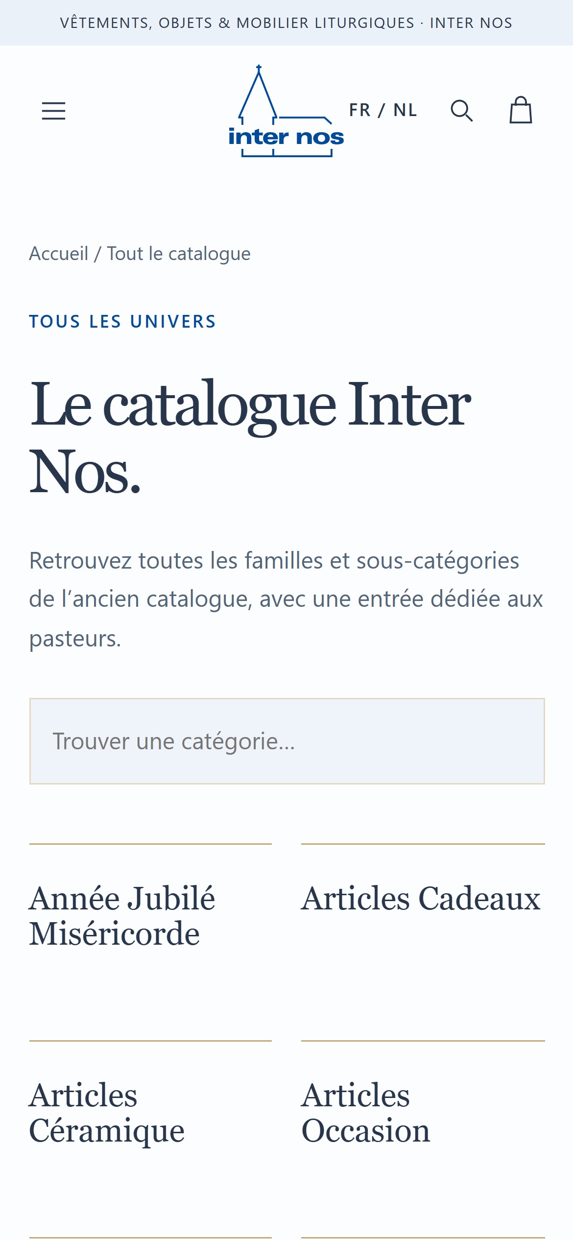 Vue mobile