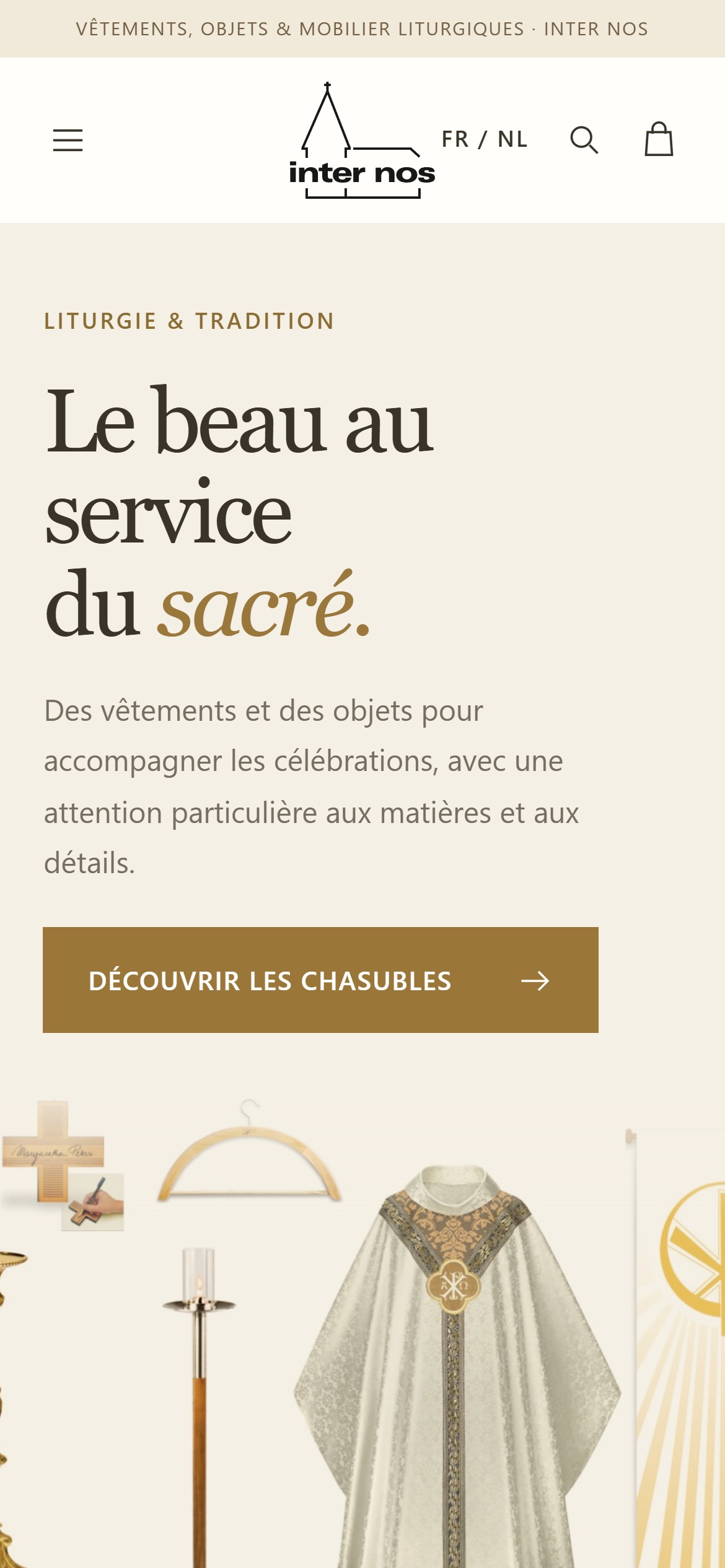 Vue mobile