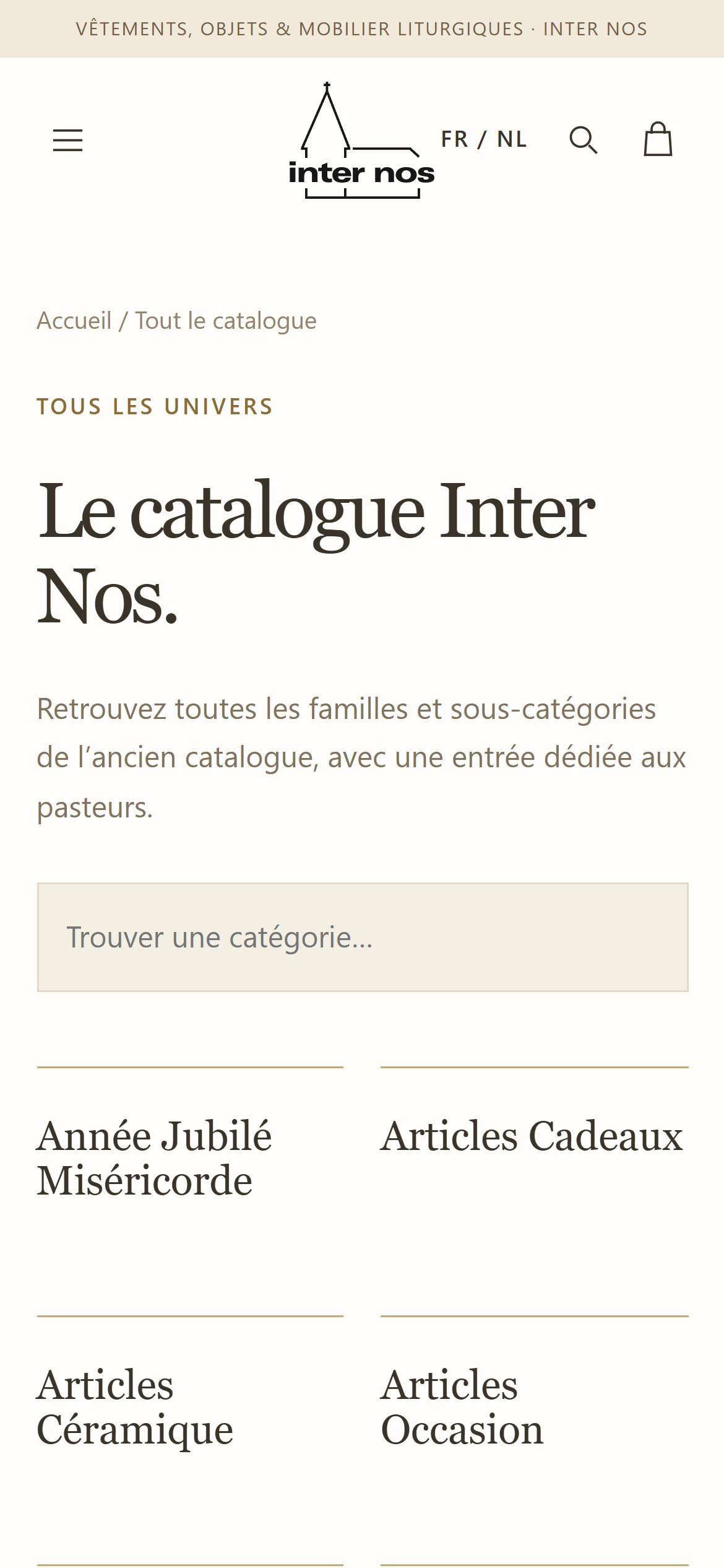 Vue mobile