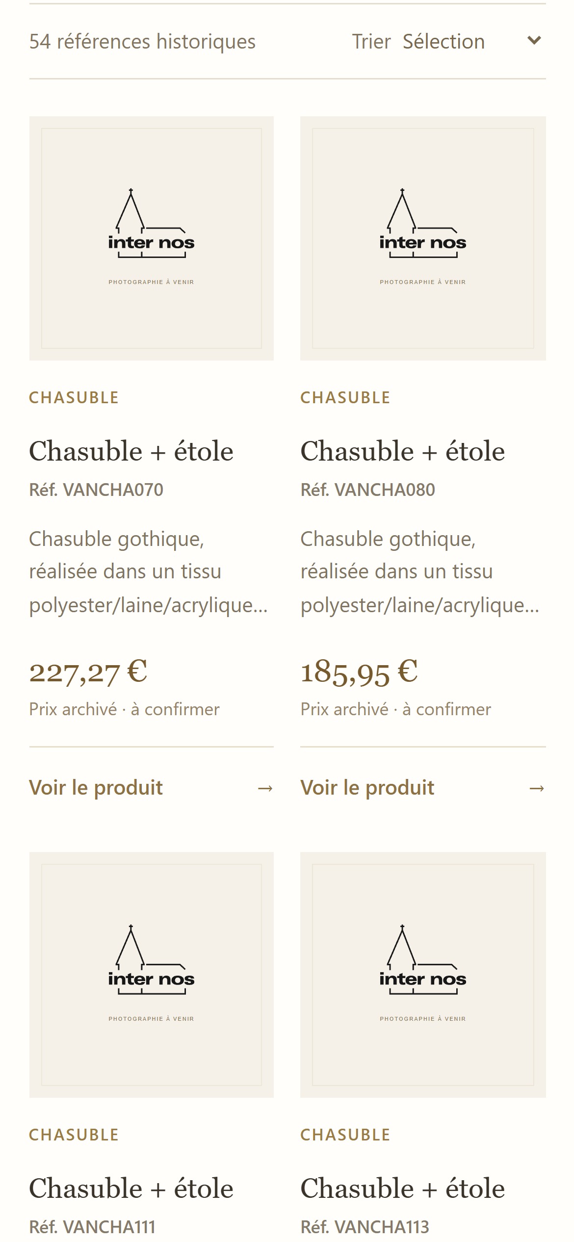 Vue mobile