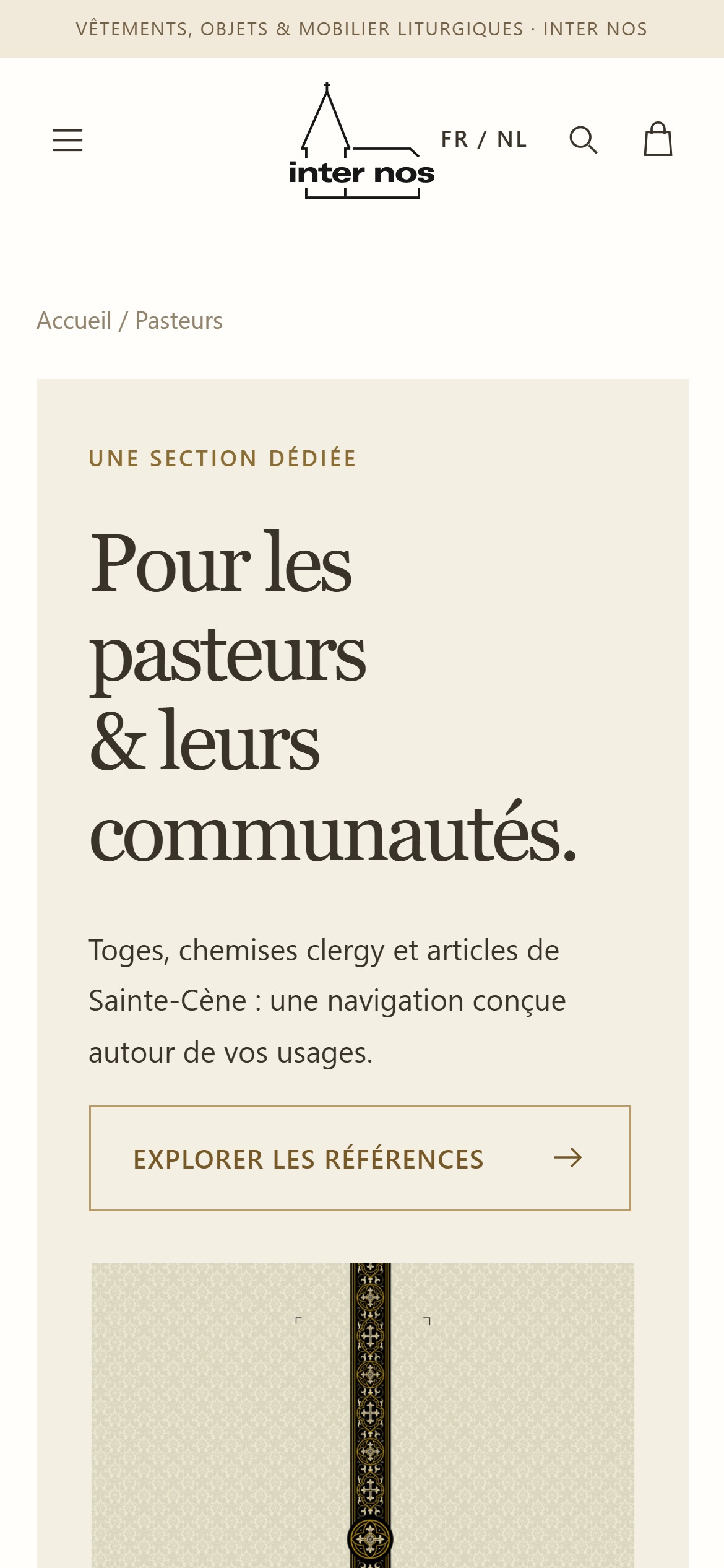 Vue mobile